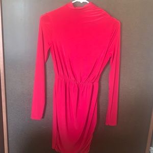 Long sleeve Weap Mini Dress